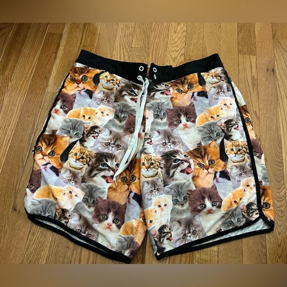 Bioworld Kitten Cat Swim Trunks - Picture 1 of 4
